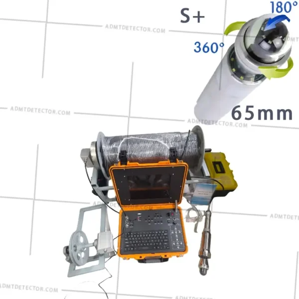 Pan 360 Degree Tilt 180 Degree Rotation Borehole Camera